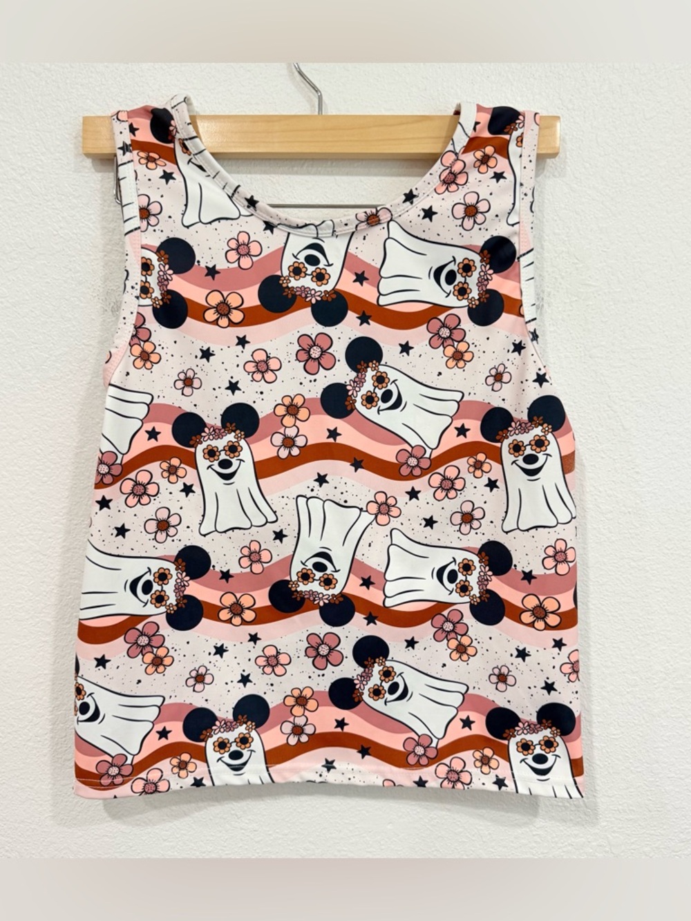 Made By Molly Mickey Mouse Disney World Cropped Tank Top Size X-Large